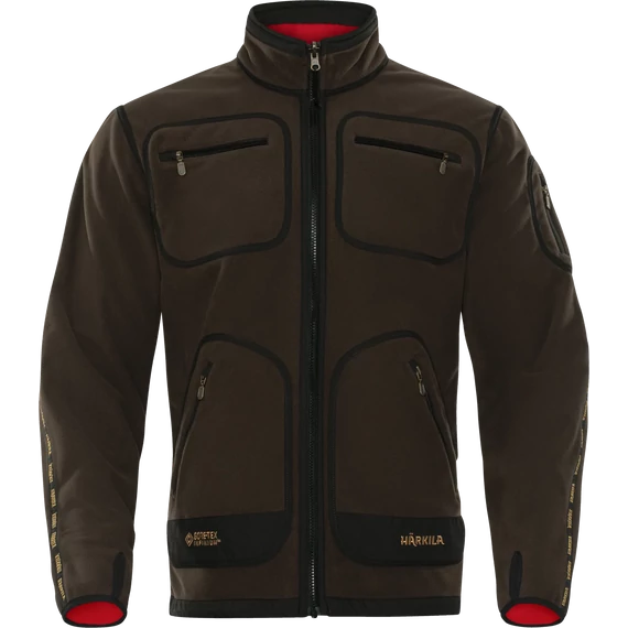 Härkila Kamko Fleece pulóver (Brown/Red)