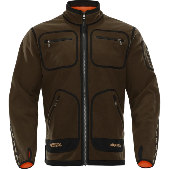 Härkila Kamko Fleece pulóver (Hunting green/Orange blaze)